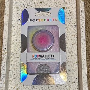 PopSockets PopWallet+ With PopGrip & Stand Aura Iridescant Swap Your Style